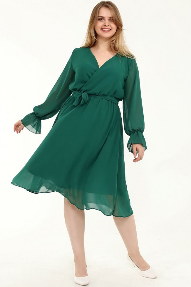 Eleganta zaļa kleita