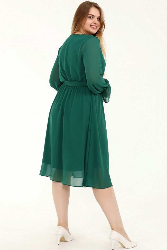 Eleganta zaļa kleita